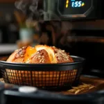 entdecken sie, wie sie brot in der heißluftfritteuse schnell, einfach und köstlich backen können. perfekte kruste und fluffiges inneres garantiert!