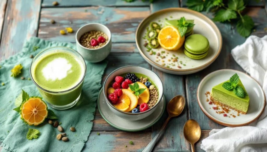 entdecken sie diese 5 leckeren matcha-rezepte und probieren sie sie jetzt aus, um gesunde und geschmackvolle getränke und snacks zu genießen.