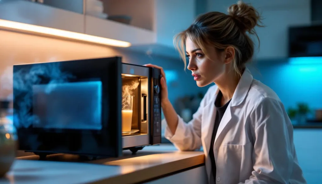 ein experte erklärt die risiken beim erhitzen von wasser oder milch in der mikrowelle und gibt wichtige sicherheitstipps, um unfälle zu vermeiden.