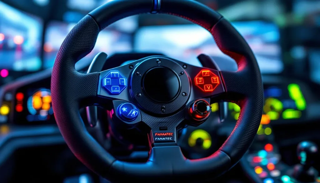 entdecken sie das fanatec-lenkrad, das das fahrerlebnis komplett neu definiert – kein gewöhnliches steuer, sondern eine revolution für ihr rennspiel.