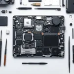 entdecken sie das macbook neo: eine detaillierte demontage und analyse der internen architektur des neuen, erschwinglichen macbooks.