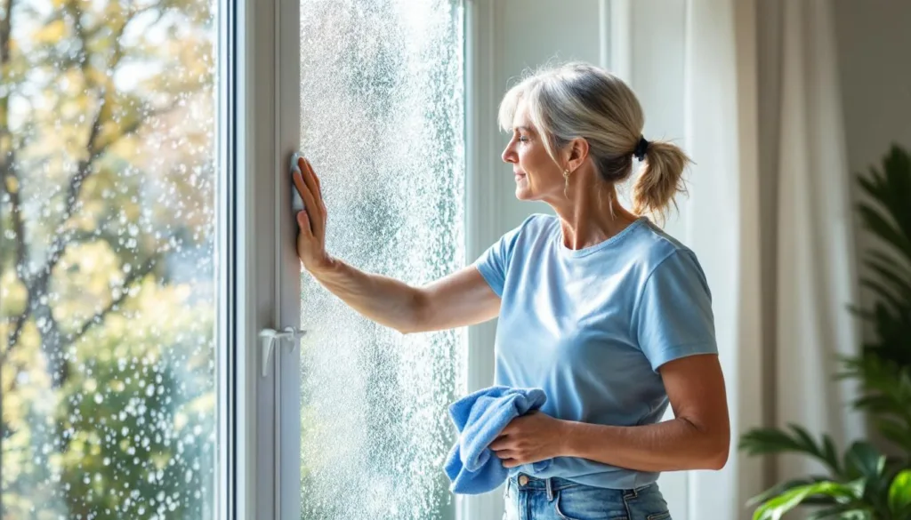 entdecken sie einen cleveren essig-trick, der ihre fenster nicht nur mit wasser und seife, sondern auf ganz neue weise zum strahlen bringt.