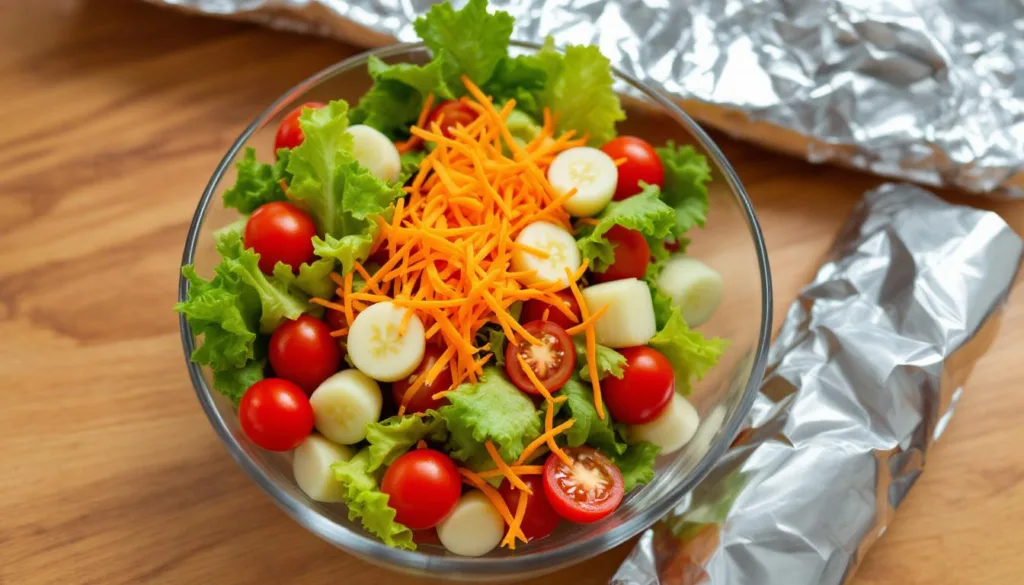 erfahre, warum dein salat ohne alufolie länger frisch bleibt und entdecke einfache tipps, um die haltbarkeit deiner salate zu verlängern.